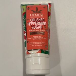 HEMPZ Holiday Limited Edition Crushed Peppermint Sugar Hand Cream / NEW sealed